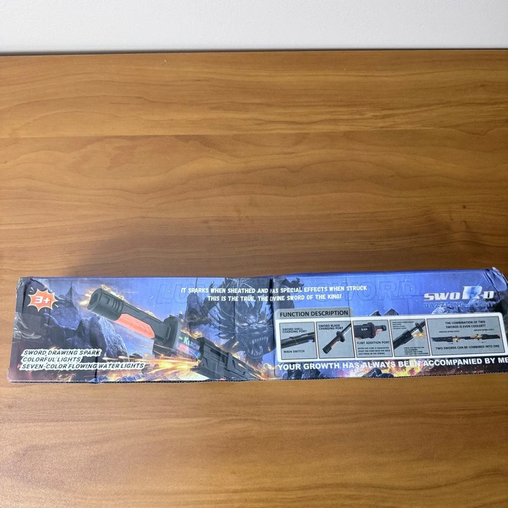 Kailixin Sword Spray Light Electronic Toy with Sound‎ Effects and Water Mist New